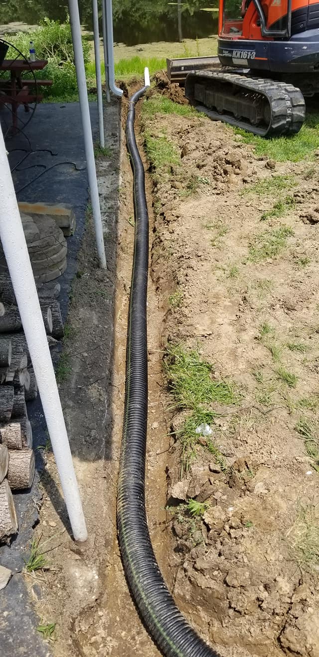 Successful projects completed by Romine Excavating & Septic based out of Hope, Indiana