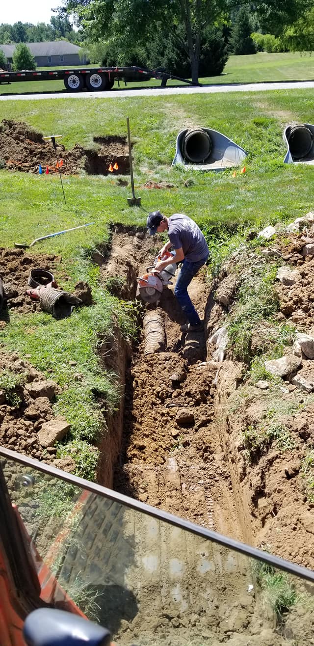 Successful projects completed by Romine Excavating & Septic based out of Hope, Indiana