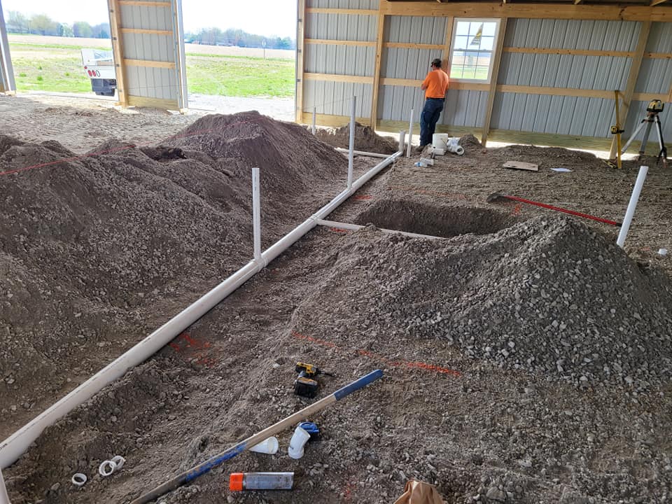 Successful projects completed by Romine Excavating & Septic based out of Hope, Indiana